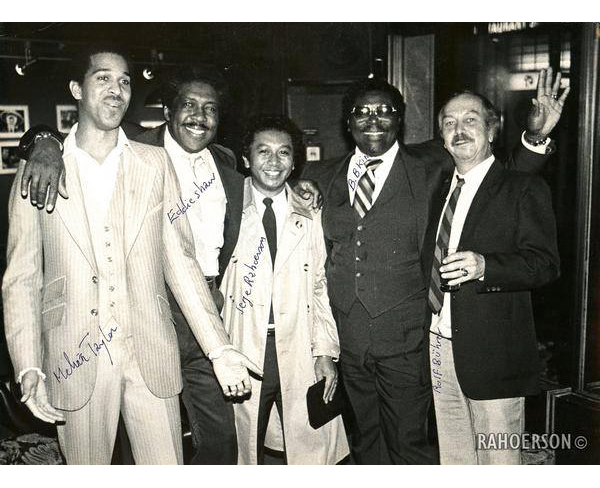 Melvin, Eddie Shaw, Jege Robinson, B.B. King and Rolf Buhron